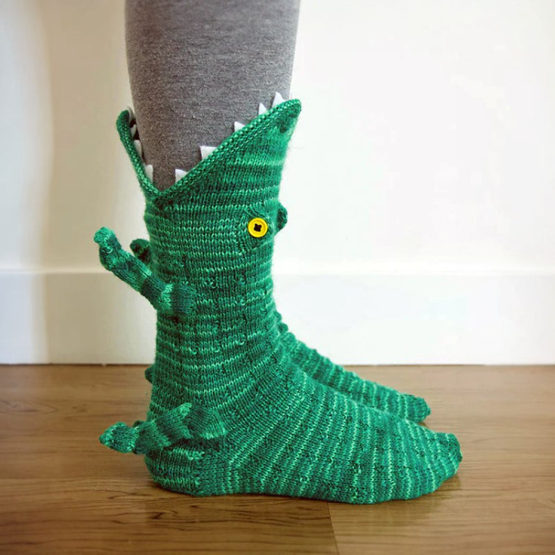 Animal Themed Knitted Socks