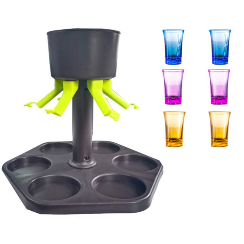 6 Shot Glass Dispenser And Holder