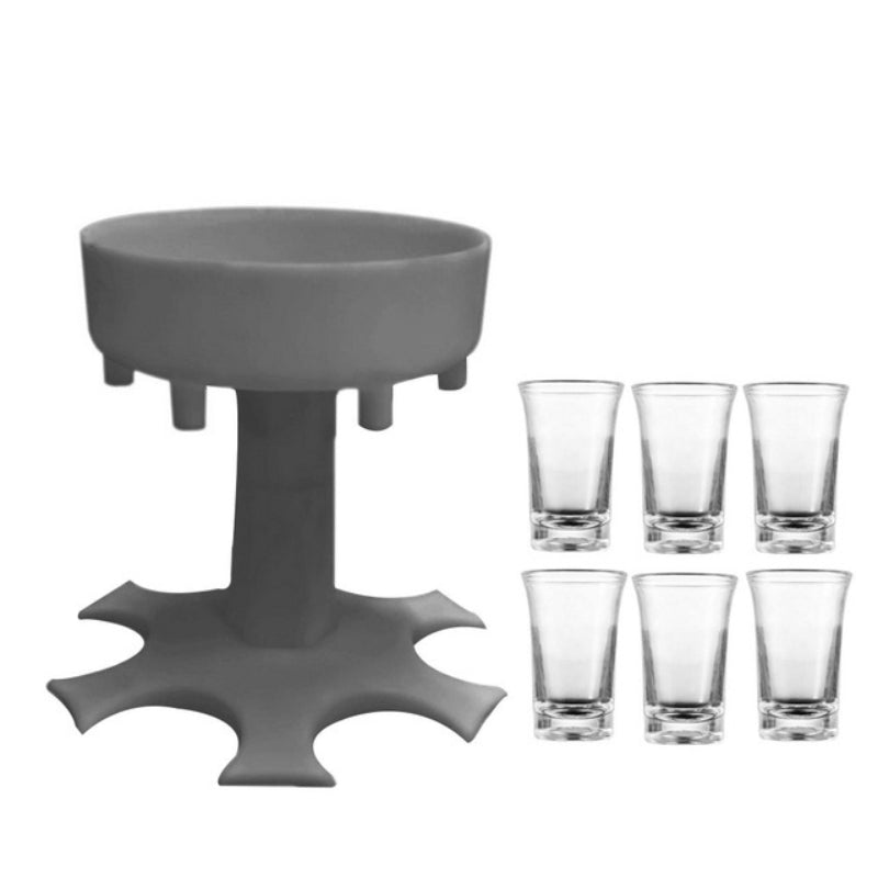 6 Shot Glass Dispenser And Holder