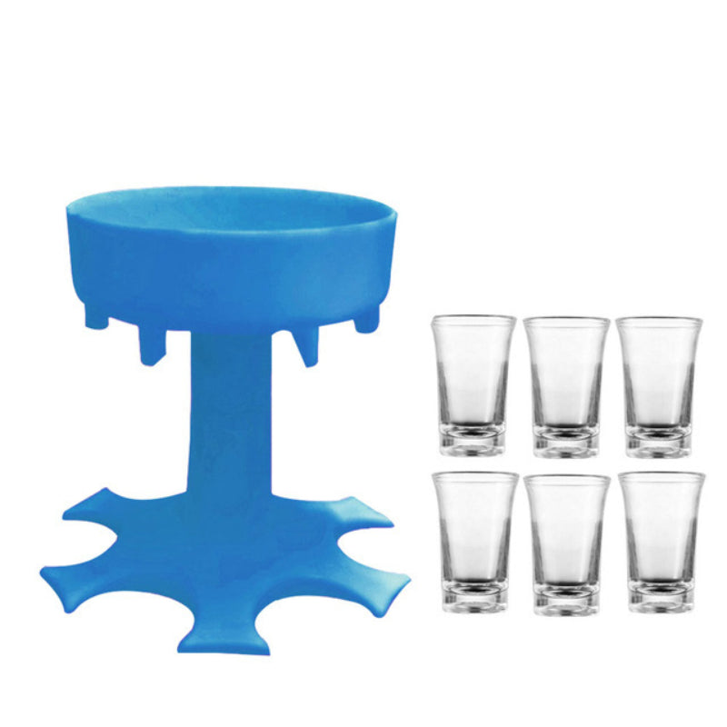 6 Shot Glass Dispenser And Holder