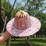 Fashionable Bamboo Fan Hat