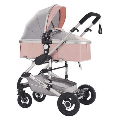 Premium Quality 3-in-1 Cozy Stroller In Brown, Grey, Red, Pink or Blue