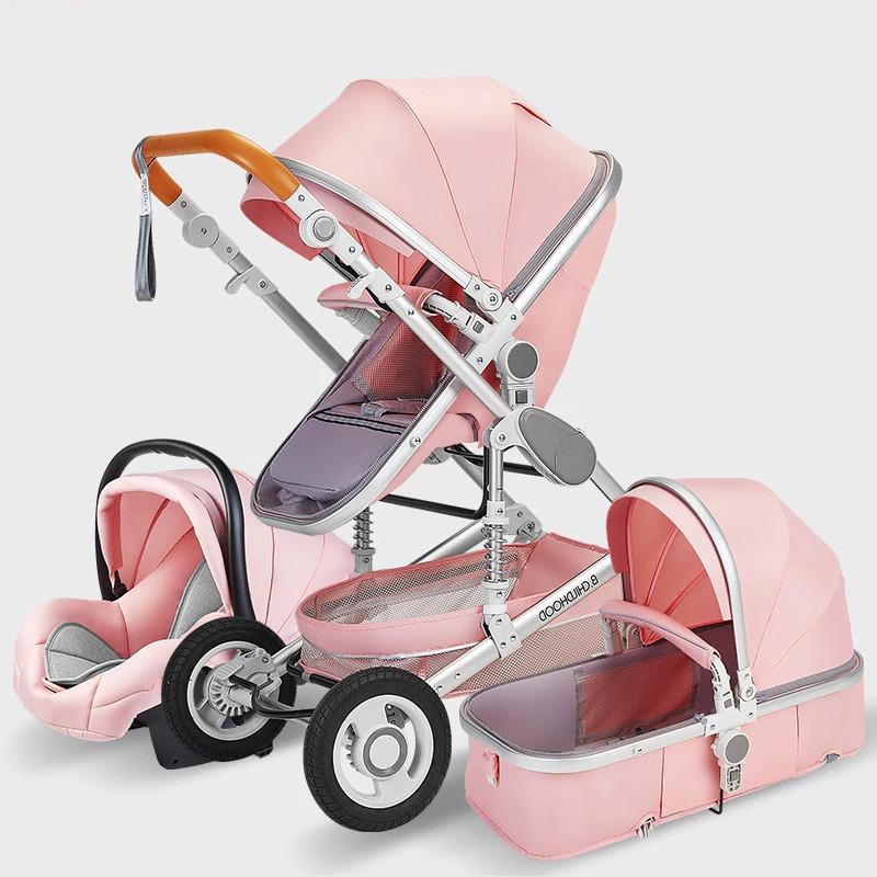 Baby Stroller 3-In-1