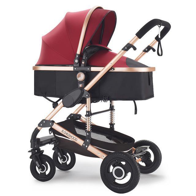 Premium Quality 3-in-1 Cozy Stroller In Brown, Grey, Red, Pink or Blue